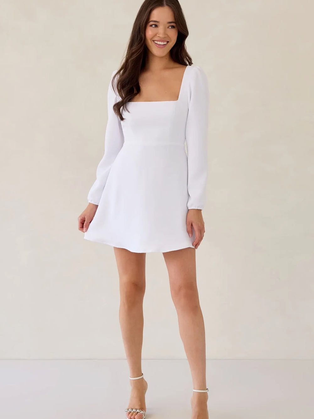 Park & Fifth White Harper Mini Dress